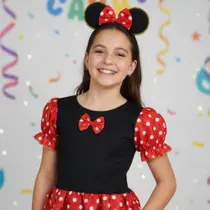 Fantasia Infantil Menina da Ratinha Minnie