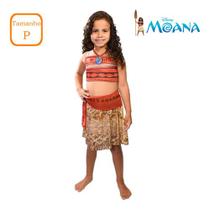 Fantasia Infantil Menina Filme Moana Saia E Top Tam P