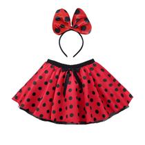 Fantasia Infantil Menina Minnei Barato Kit 2 Peças Festa Aniversario Top Venda Tema Disney Mickey Minni Carvaval Linda - Meimi Amores