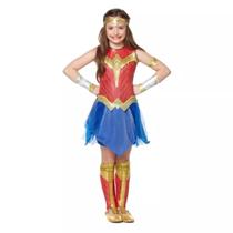 Fantasia Infantil Menina Mulher Maravilha Fantasia Infantil Menina Mulher Maravilha
