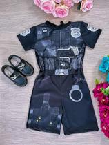 Fantasia Infantil Menino Policial Azul para o Dia das Crianças
