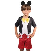 Fantasia Infantil Mickey Básica Original Novabrink