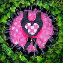 Fantasia Infantil Minnie Rosa Fem