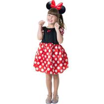 Fantasia Infantil Minnie Tam Gg Carnaval Dia Das Bruxas