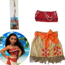Fantasia Infantil Moana sem alça com Colar e Faixa ( 6 meses aos 9 anos ) Fantasia Infantil Moana sem alça com Colar e Faixa ( 6 meses aos 9 anos )