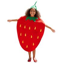 Fantasia Infantil Morango Divertida Para Festa e Escola - Fantasia Infantil Morango Divertida Para Festa e Escola -