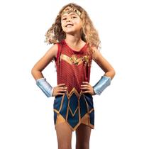 Fantasia Infantil Mulher Maravilha Wonder Woman Dc Comics Tiara Bracelete Novablink Fantasia Infantil Mulher Maravilha Wonder Woman Dc Comics Tiara Bracelete Novablink