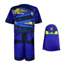 Fantasia Infantil Ninjago Com Gorro Masters Spinjitzu Lego
