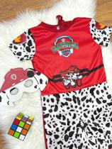 Fantasia Infantil Patrulha Canina Marshall para o Dia das Crianças