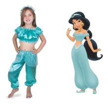 Fantasia Infantil Personagem Princesa Jasmine - 2 A 8 Anos