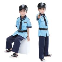 Fantasia infantil Policial Luxo Completa Carnaval Acessórios Fantasia infantil Policial Luxo Completa Carnaval Acessórios