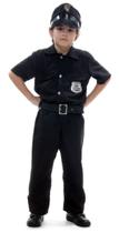 Fantasia Infantil Policial Menino Traje Luxo com Cinto e Cap Fantasia Infantil Policial Menino Traje Luxo com Cinto e Cap