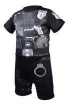 Fantasia Infantil Policial Police ( dos 2 aos 9 anos ) Fantasia Infantil Policial Police ( dos 2 aos 9 anos )