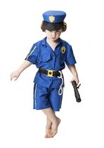 Fantasia Infantil Policial Roupa Festa Menino com Acessórios