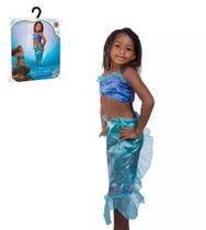 Fantasia Infantil Premium Pequena Sereia O Filme Original