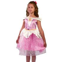 Fantasia Infantil Premium Princesa Aurora Original Luxuosa