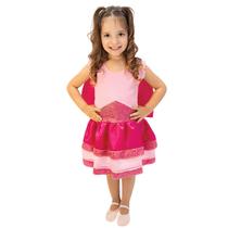 Fantasia Infantil Princesa Aurora + Acessório