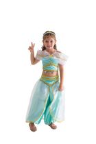 Fantasia Infantil Princesa Jasmine de Luxo