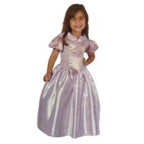 Fantasia Infantil Princesa Rapunzel Lilás