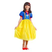 Fantasia Infantil Princesa Rubi Standard com Capa e Tiara