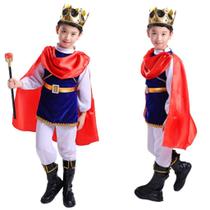 Fantasia Infantil Príncipe Realeza Com Capa Fantasia Infantil Príncipe Realeza Com Capa