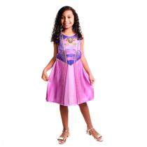 Fantasia Infantil Rapunzel Pop G Novabrink Fantasia Infantil Rapunzel Pop G Novabrink