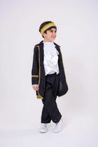 Fantasia Infantil Realeza Principe Conde William Preto Luxo