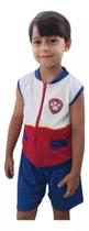 FANTASIA INFANTIL ROUPA COLETE e SHORTS PATRULHA CANINA RYDER