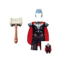 Fantasia Infantil Roupa Thor duas Máscara e martelo Fantasia Infantil Roupa Thor duas Máscara e martelo