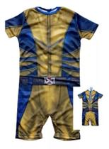 Fantasia Infantil Roupa Wolverine ( 2 a 9 anos )