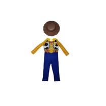 Fantasia Infantil Roupa Woody Longo Com Chapéu E Enchimento