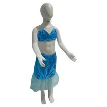 Fantasia Infantil Sereia Com Saia + Top - Carnaval Festa Bloquinho De Rua Crianças 3 - 4 Anos Fantasia Infantil Sereia Com Saia + Top - Carnaval Festa Bloquinho De Rua Crianças 3 - 4 Anos