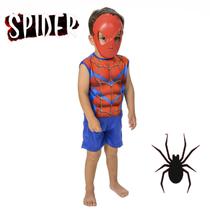 Fantasia Infantil Spider Man Com Máscara Master Toys