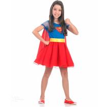 Fantasia Infantil Super Girl Fantasia Infantil Super Girl