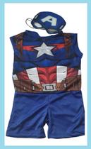 Fantasia Infantil Superpop Vingadores Capitão America