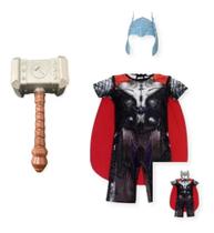 FANTASIA INFANTIL THOR 2 MÁSCARAS e MARTELO 2 A 12 ANOS