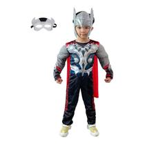 Fantasia Infantil Thor Vingadores Músculo Cosplay Criança L Fantasia Infantil Thor Vingadores Músculo Cosplay Criança L