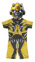 Fantasia Infantil Transformers Bumblebee Máscara Realista !