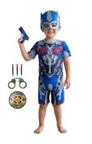 Fantasia Infantil Transformers Optimus Prime C/ Arminha