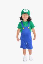 Fantasia infantil turma do mario bros - luig