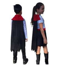 Fantasia Infantil Vampiro Festa Halloween Terror Criança Fantasia Infantil Vampiro Festa Halloween Terror Criança