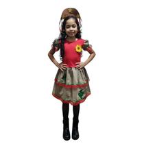 Fantasia Infantil Vestido Cangaceira Fantasia Infantil Vestido Cangaceira