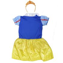Fantasia Infantil Vestido da Branca de Neve Brincadeira