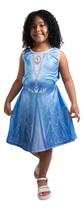 Fantasia Infantil Vestido Elsa Frozen Pop M Super Magia Fantasia Infantil Vestido Elsa Frozen Pop M Super Magia