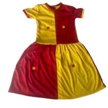 Fantasia Infantil Vestido Roupa Emília Boneca ( dos 6 meses aos 12 anos ) Fantasia Infantil Vestido Roupa Emília Boneca ( dos 6 meses aos 12 anos )