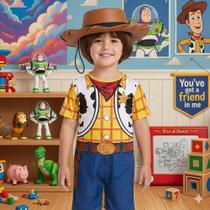 Fantasia Infantil Woody Com Chapéu Envio Imediato - SGB MODAS
