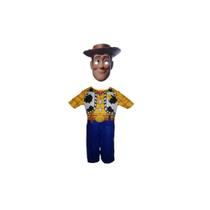 Fantasia Infantil Woody Curto C/ Máscara E Enchimento 3d