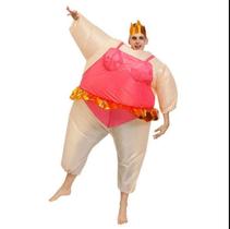 Fantasia Inflável Bailarina Sumô Adulto