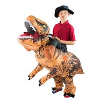 Fantasia inflável Bodysocks Fancy Dress Jurassic T Rex Dinosaur para crianças (5 a 11 anos)