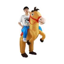 Fantasia Inflável De Cavalo Para Halloween, Fantasia Engraçada De Animal Para Shows De Dança Jazz Fantasia Inflável De Cavalo Para Halloween, Fantasia Engraçada De Animal Para Shows De Dança Jazz
